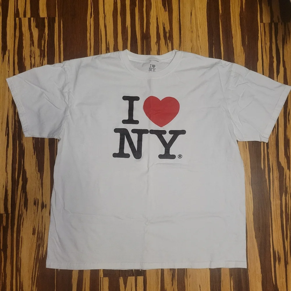I Love NY White T-Shirt Size XL - Picture 1 of 2